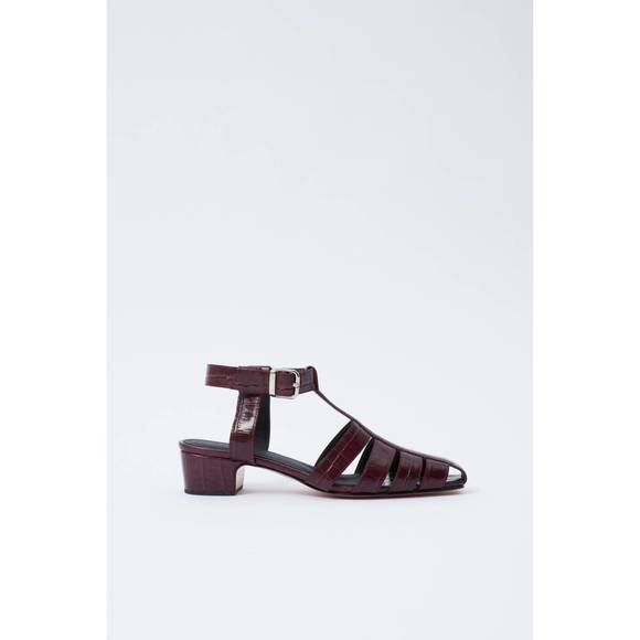 NEW RACHEL COMEY women's ridley sandal in cherry - Picture 1 of 5